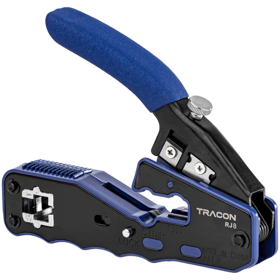 TRACON Vágó- ,csupaszító- és présszerszám, RJ45 (RJ8)