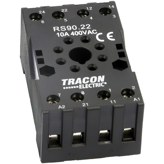 TRACON Relé aljzat, RM08, RT08 (RS90.22)