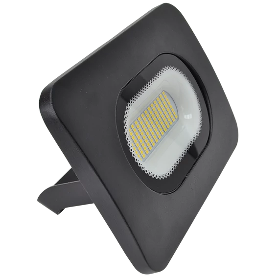 TRACON LED fényvető beépített bekötődobozzal (kábel nélkül),fekete, 220-240V AC, 50W, 4000K, IP65, 4000lm, EEI=G (RSMDL50H)
