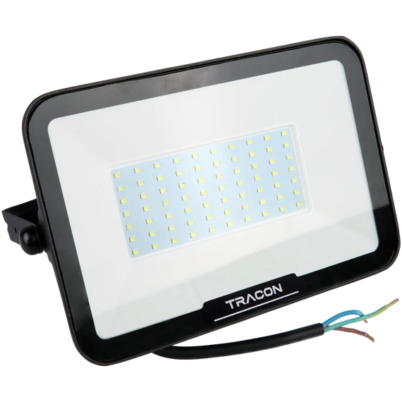TRACON LED fényvető SAMSUNG chippel, 220-240V AC, 100W, 4000K, IP66, 10000lm, EEI=F (RSMDS100W)