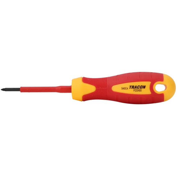 TRACON Csavarhúzó, Pozidriv, 1000V-raszigetelt, CrV,PZ0 3x60mm, AC 1000V (SD3060PZ0)
