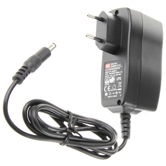 TRACON Dugaszolható, műanyag házas tápegység, 90-264 VAC / 12 VDC, 60 W, 0-5 A (SGA60E12-P1J)