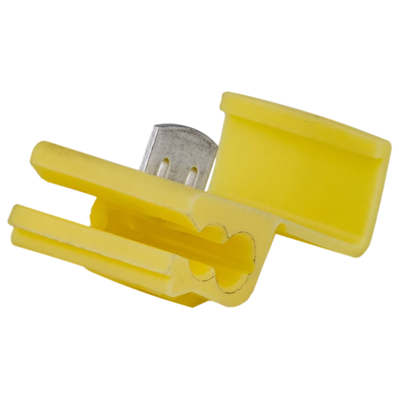 TRACON Késes leágaztató (PVC), ónozott elektrolitréz, sárga, 4-6mm2, 50VDC, max. 50 A (SL)