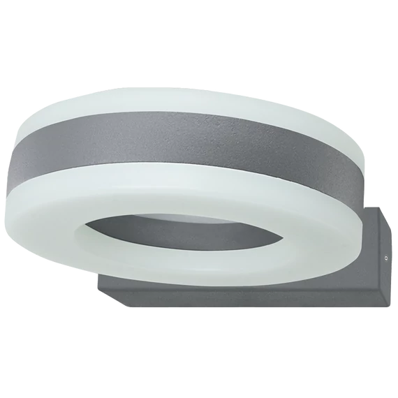 TRACON Fali lámpatest, gyűrű forma, antracit, 230 VAC, 20 W, 1700 lm, 4500K, IP65, EEI=F (SLOA20W)