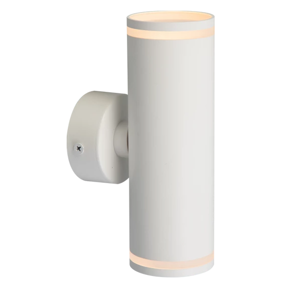TRACON Oldalfali spot lámpatest, fehér, 100-240VAC, 50Hz, 2xGU10, max.35W (SPGU10LF2W)