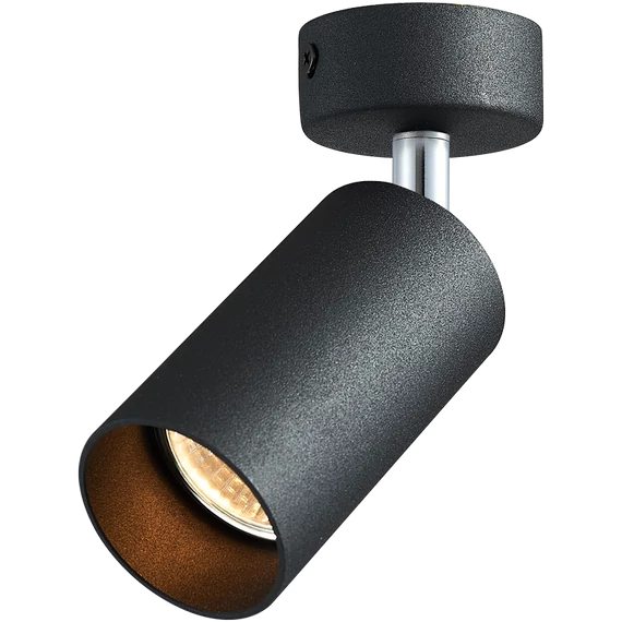 TRACON Mennyezeti állítható spot lámpatest, fekete, 100-240VAC, 50Hz, 1xGU10, max.35W (SPGU10MA1B)