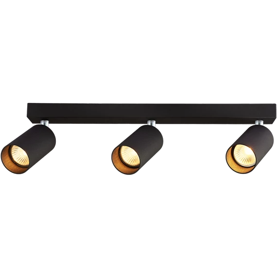 TRACON Mennyezeti állítható spot lámpatest, fekete, 100-240VAC, 50Hz, 3xGU10, max.3x35W (SPGU10MA3B)