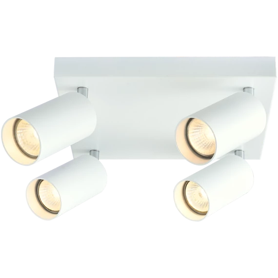 TRACON Mennyezeti állítható spot lámpatest, fehér, 100-240VAC, 50Hz, 4xGU10, max.4x35W (SPGU10MAN4W)