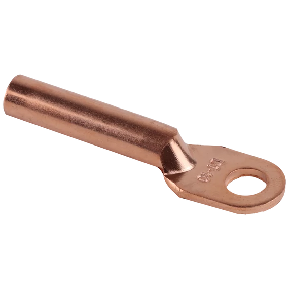 TRACON Szigeteletlen hosszított réz szemes csősaru, 16mm2, M8, (d1=6,5mm, d2=8,5mm) (SZ-CL16)