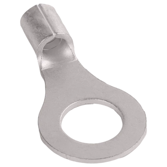 TRACON Szigeteletlen szemes saru, ónozott elektrolitréz, 4mm2, M6, (d1=3,4mm, d2=6,4mm) (SZ4-6)