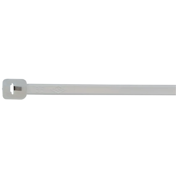 TRACON Fémnyelves kábelkötegelő, natúr, 186x4,8mm, D=3,5-45mm, PA6.6 (T186)