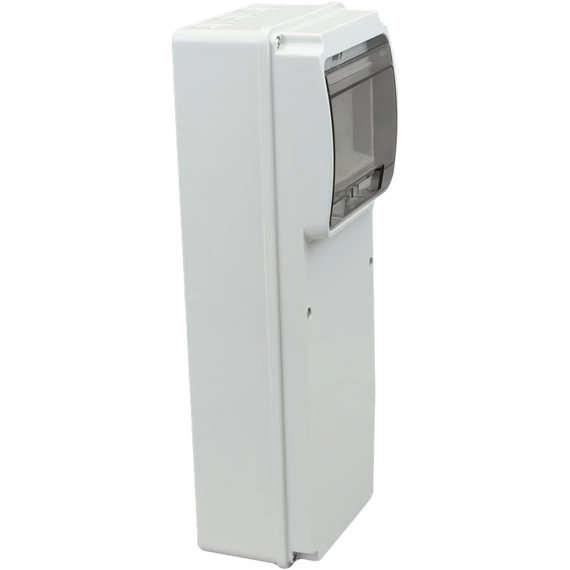 TRACON Üres ipari csatlakozódoboz szerelősínnel, ABS, 6 mod, HxWxD = 350x130x105mm, IP55 (TDB351377)