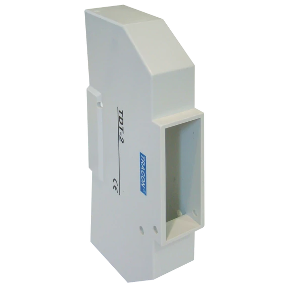 TRACON Védőburkolat sorolható kész.hez, zárt aljú, zárópecsételhető, 1 mod., IP40, (LxWxH= 22x116x62mm) (TDT-2)