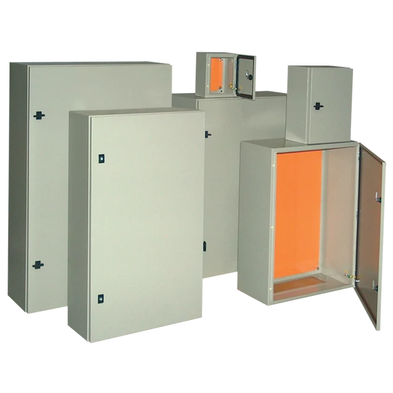 TRACON Fém elosztószekrény, acél, szürke, HxWxD = 1000x800x300mm, IP55 (TFE1008030)