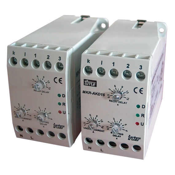 TRACON Védőrelé, áramnövekedés ellen, 0.5-5A/230V AC, 250V AC, 10A/24V AC/DC (TFKV-AKA05)
