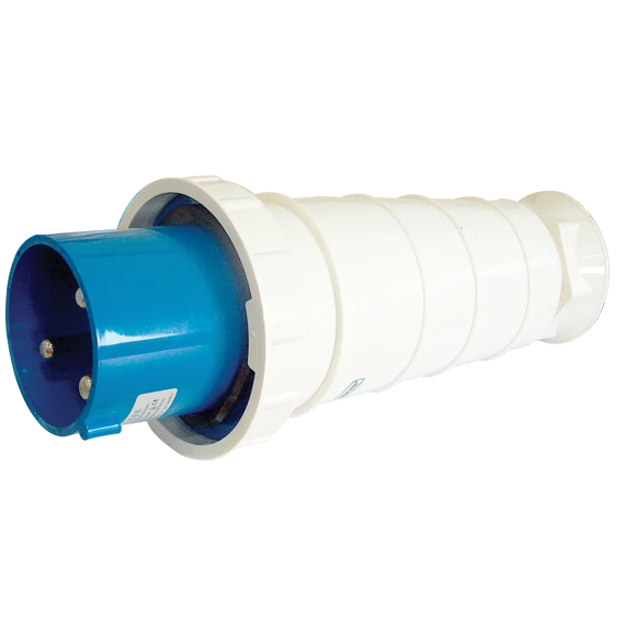 TRACON Ipari csatlakozó dugó, fokozott védelemmel, 63A, 250V, 2P+E, 6h, IP67 (TICS-033)