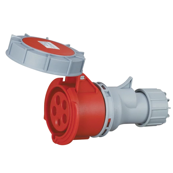 TRACON Ipari csatlakozóaljzat, fokozott védelemmel, 16A, 400V, 3P+N+E, 6h, IP67 (TICS-2152H)