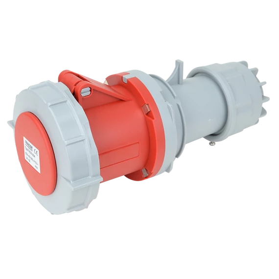 TRACON Ipari csatlakozóaljzat, fokozott védelemmel, 63A, 400V, 3P+E, 6h, IP67 (TICS-234)