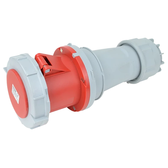 TRACON Ipari csatlakozóaljzat, fokozott védelemmel, 125A, 400V, 3P+E, 6h, IP67 (TICS-244)