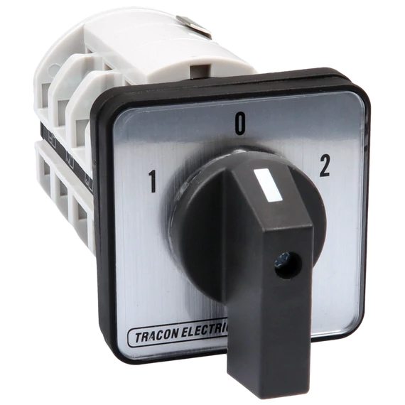 TRACON Közvetlen irányváltó motorkapcsoló, 1-0-2, 400V, 50Hz, 32A, 11kW, 64x64mm, (TKM-32/N)