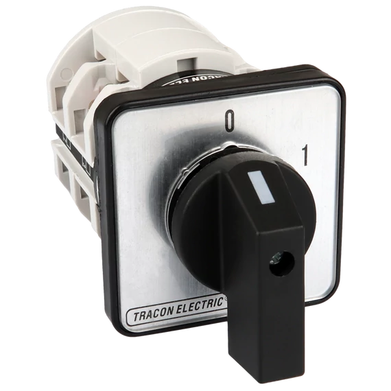 TRACON Közvetlen motorkapcsoló, BE-KI, 400V, 50Hz, 63A, 18,5kW, 64x64mm (TKM-63/Q)