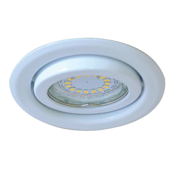 TRACON Beépíthető lámpatest spot fényforrásokhoz, fehér, max.50W, MR16, D=97mm, 30° (TLC-6W)