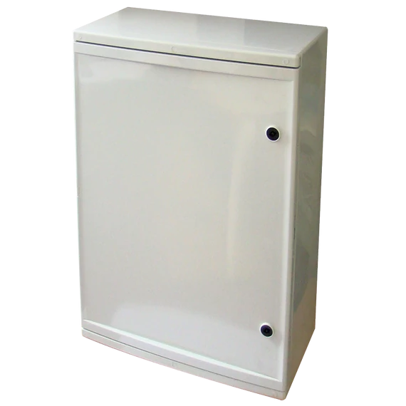 TRACON Műanyag elosztószekrény, HxWxD = 800x600x260mm, IP65, IK10, 1000V AC/DC, RAL7035 (TME806026)