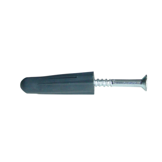 TRACON Négyszögletes tipli+csavar, DxL=6x23mm, PE (TNCS6)