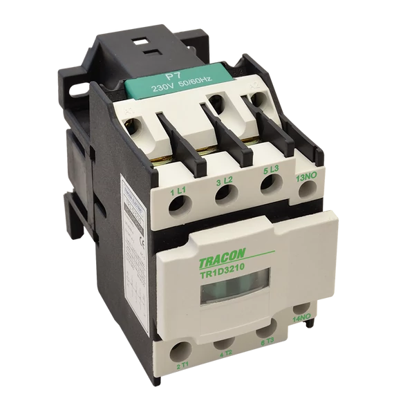 TRACON Kontaktor, 400V, 50Hz, 12A, 5,5kW, 48V AC, 3xNO+1xNC (TR1D1201E7)