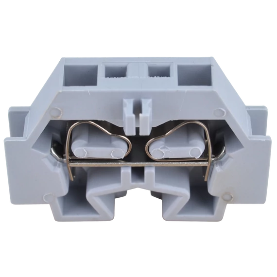 TRACON Mini rugós ipari sorozatkapocs, csavarral rögzíthető, szürke, 690V 24A 0.08-4 mm2 2P (TSKD4)