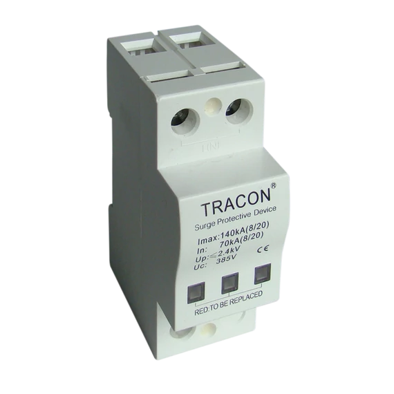TRACON Túlfeszültségvédő készülék, 2.-es típus, 40kA, 1P (TTV-B140)