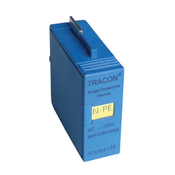 TRACON Túlfeszültségvédő betét, 2.-es típus, 20kA (TTV-N/PEM)