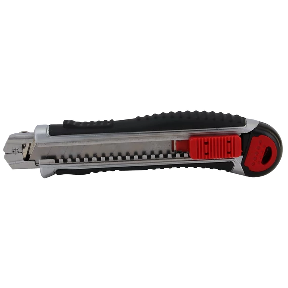 TRACON Pengés kés tárolóval, 4 penge, cink markolat gumibetéttel, L=168mm, D=35mm, W=18mm, d=18mm (UTILK01)