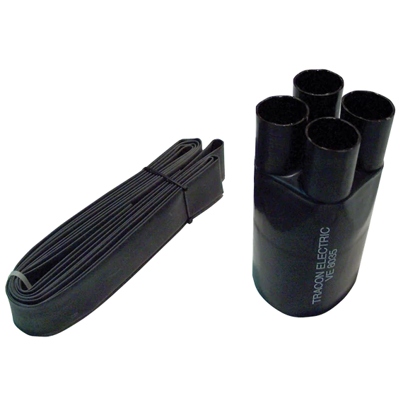 TRACON Végelzáró készlet árnyékolatlan kábelekhez, 4x6-4x25mm2 (VE3512-SZ)
