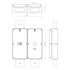 CSATÁRI PLAST PVT 6060 SZ95-CS Modul szekrény (CSP21.C088)