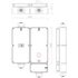 CSATÁRI PLAST PVT 6060 SZ150-SB-CS Modul szekrény (CSP21.C091)