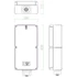 CSATÁRI PLAST PVT 3060 FO150-CS Modul szekrény (CSP21.c087)