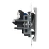 LEGRAND Suno RJ45 Cat.6 UTP csatlakozóaljzat, alumínium (721352)