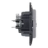 LEGRAND Niloé Step TV-R-SAT átmenő aljzat (14 dB), alumínium (863378)
