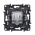 LEGRAND Niloé Step TV-R-SAT csillagpontos aljzat (1,5 dB), fekete (863580)