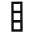 LEGRAND Niloé Step 3-as keret, fekete (863593)
