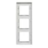 LEGRAND Niloé Step 3-as keret, csiszolt alumínium (863893)