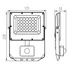 KANLUX ACETE 30W CCT SE GR LED reflektor mozgásérzékelővel, 2400/3240/2910lm, 3000/4000/6500K, IP44 (38497)