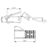 WEIDMÜLLER IE-P70 RJ45 Informatikai csatlakozó vezetéktörés-gátlóval, 6,2-7,1 mm, Cat.6A / Class EA (ISO/IEC 11801 2010), IP20 (8813120000)