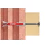 FISCHER DUOPOWER 6x50 S LD dübel csavarral (538255)