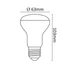 Asalite LED Izzó R63 spot E27 10W 3000K (720 lumen) (ASAL0066)