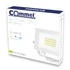 COMMEL LED reflektor Economy Line 20W, mozg.érz., 4000K, 1600lm, IP44, fehér (307-129)