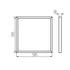 KANLUX BAREV BL LEDN2 40W-NW LED panel, Miledo, 40W, 100lm/W, 4000K, 4000lm, 595x595x28mm, IP20, fehér (31173)