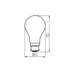KANLUX XLED A60 B22 7W-WW LED fényforrás, B22, 7W, 2700K, 810lm (33100)