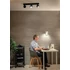 KANLUX GALOBA EL-3I B Fali-mennyezeti lámpatest, GU10, 3 x max 35W, PAR16, 150x90x530mm, fekete (33677)